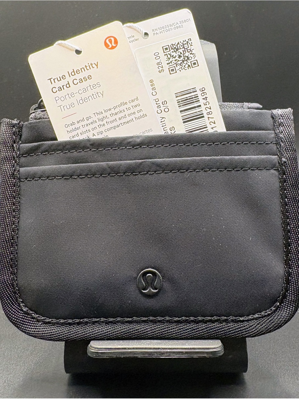 NWT Lululemon True Identity Card Case in Black